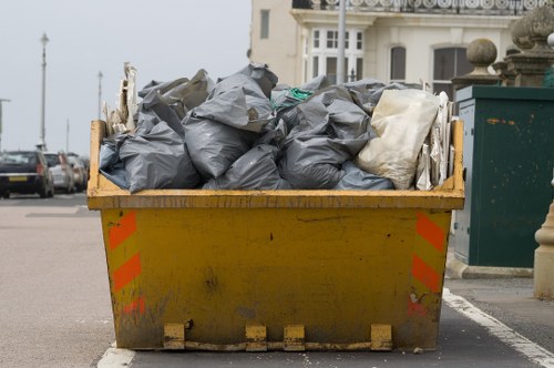 Various sizes of skips available for hire in Shadwell
