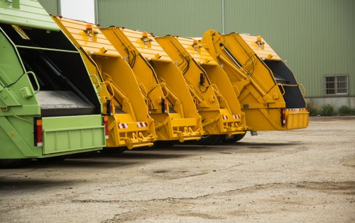 Professional garden waste transportation service in Shadwell
