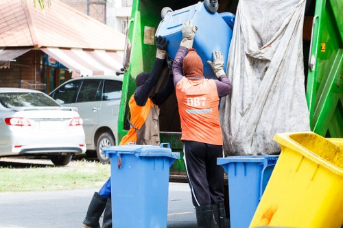 Advanced waste sorting technology in Shadwell
